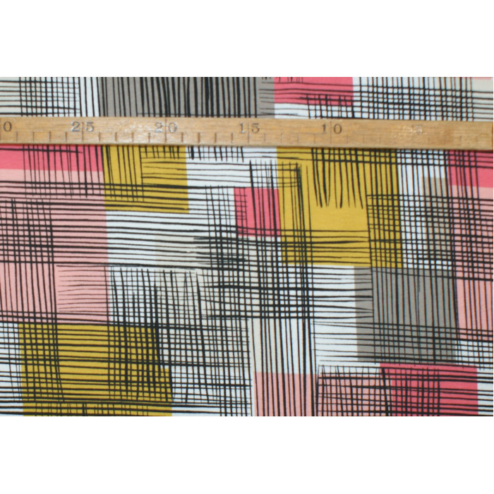 Grafisk patchwork - "Art Gallery Fabrics" bomuldsjersey